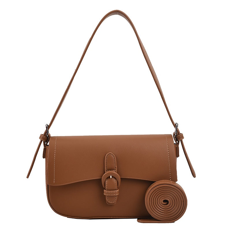 IELGY Korean version of niche fashion retro high-end all-match diagonal small square bag for women