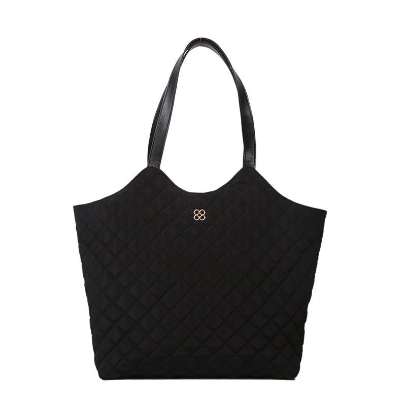 IELGY high-quality large-capacity fashion diamond commuter tote bag for women