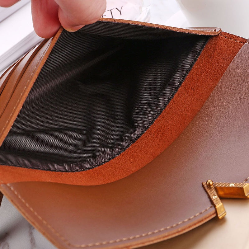 IELGY Women's Matte Color Matching Long Wallet