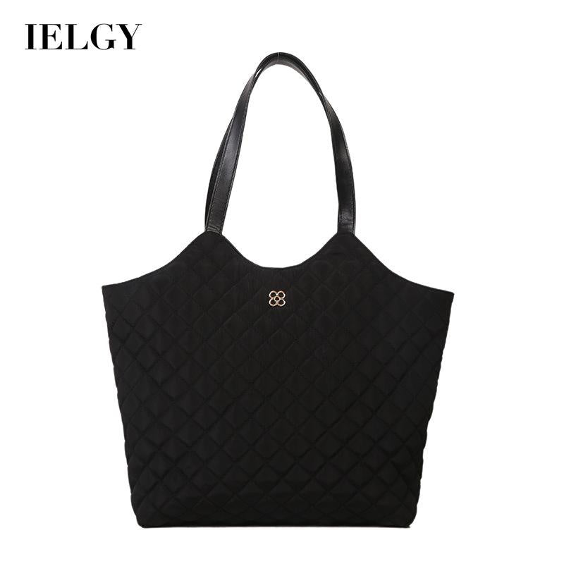 IELGY high-quality large-capacity fashion diamond commuter tote bag for women