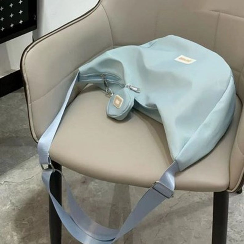 IELGY Dumpling Bag japanese nylon messenger casual large capacity Canvas dumpling bag for women