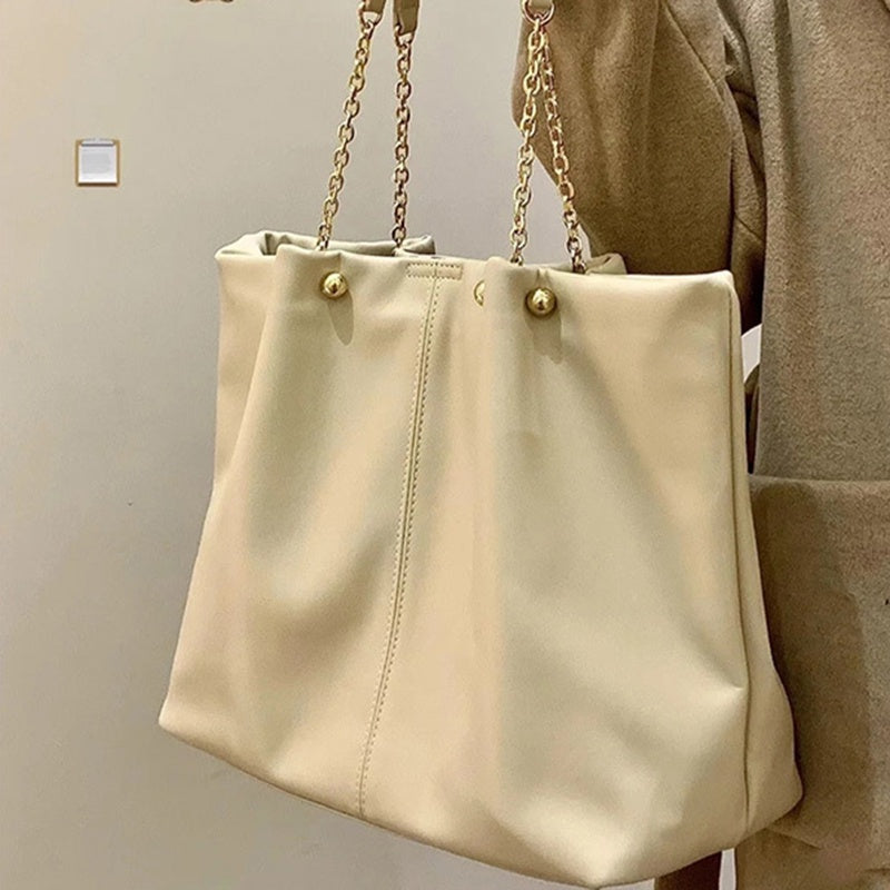 IELGY large-capacity casual all-match lazy style niche shoulder bag women