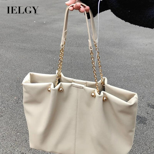 IELGY large-capacity casual all-match lazy style niche shoulder bag women