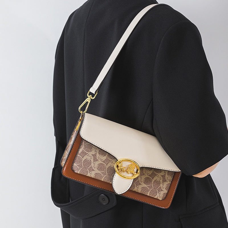 IELGY messenger bag women's all-match fashion retro casual classic shoulder small square bag