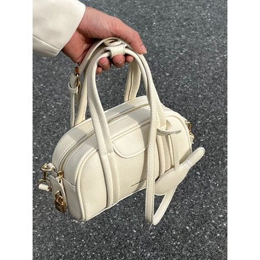 Ielgy Niche All-Match Bowling Boston Handbag Female 2 High-End Simple Shoulder Messenger Bag