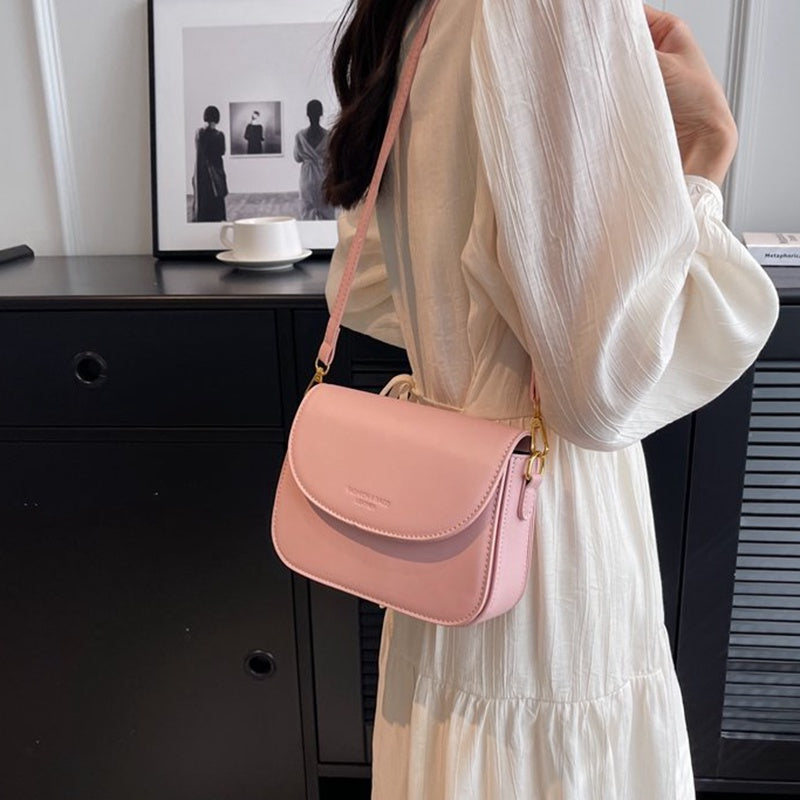IELGY small square bag women's versatile fashion one shoulder high quality leather retro western messenger bag