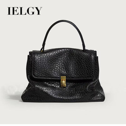 IELGY Handbag Women's Large-capacity Minimalist Series Portable Commuting Briefcase