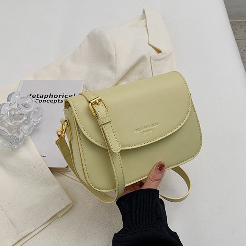 IELGY small square bag women's versatile fashion one shoulder high quality leather retro western messenger bag