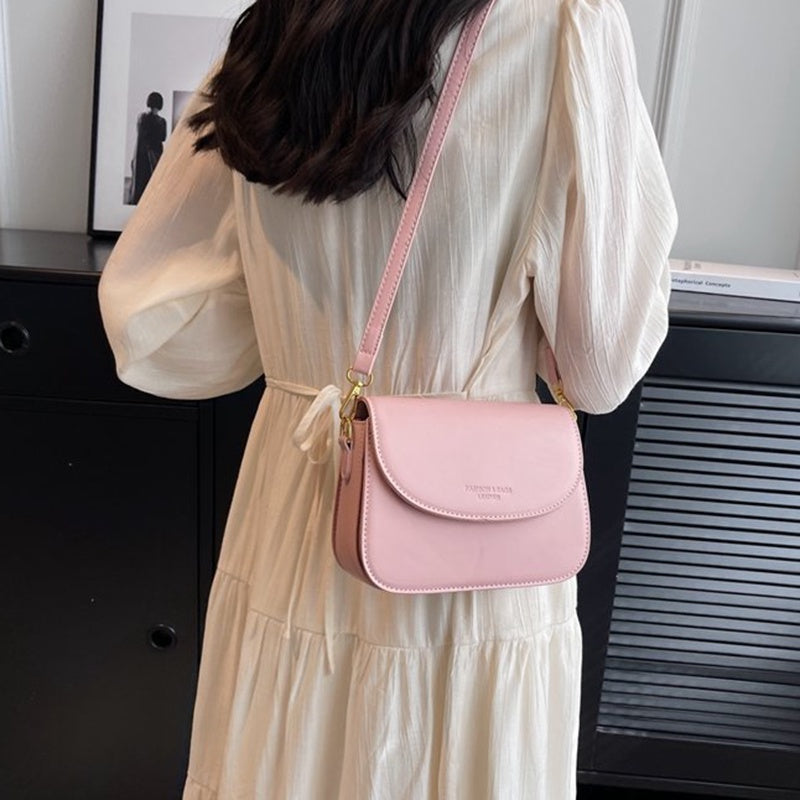 IELGY small square bag women's versatile fashion one shoulder high quality leather retro western messenger bag