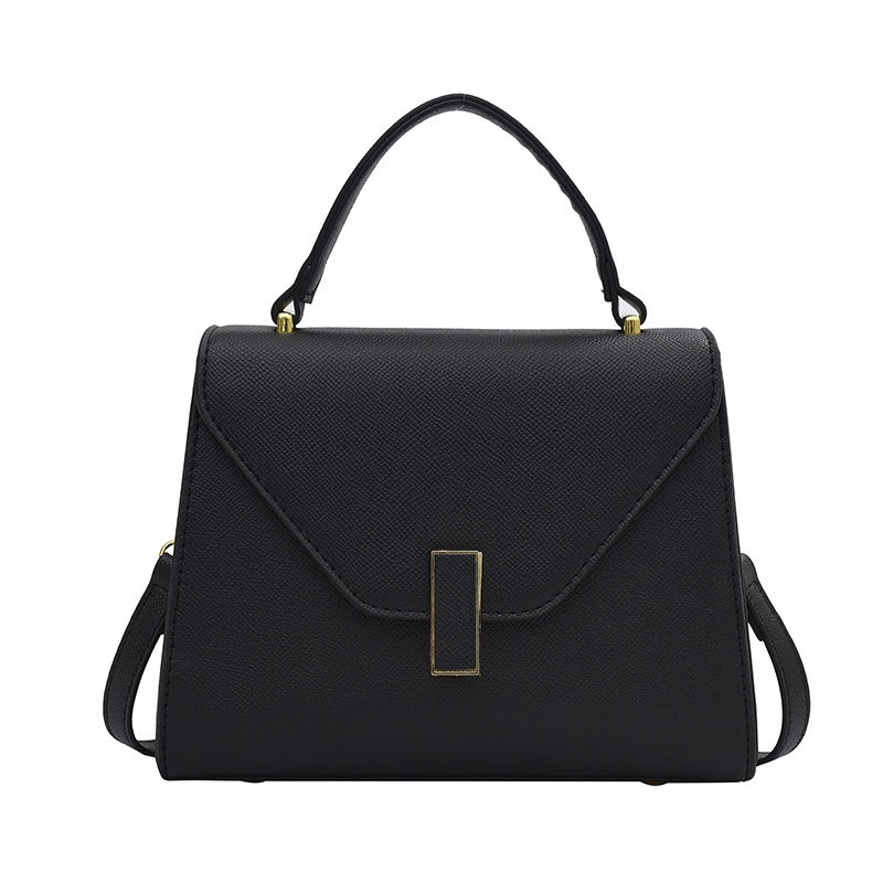 IELGY messenger bag female european and american style retro fashion texture hardware opening lock design