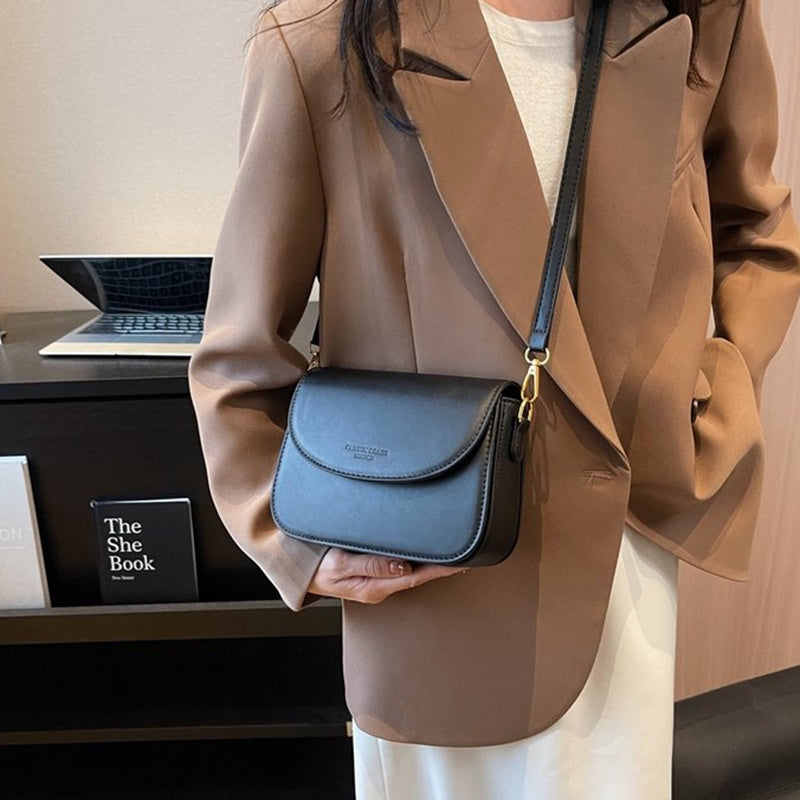 IELGY small square bag women's versatile fashion one shoulder high quality leather retro western messenger bag