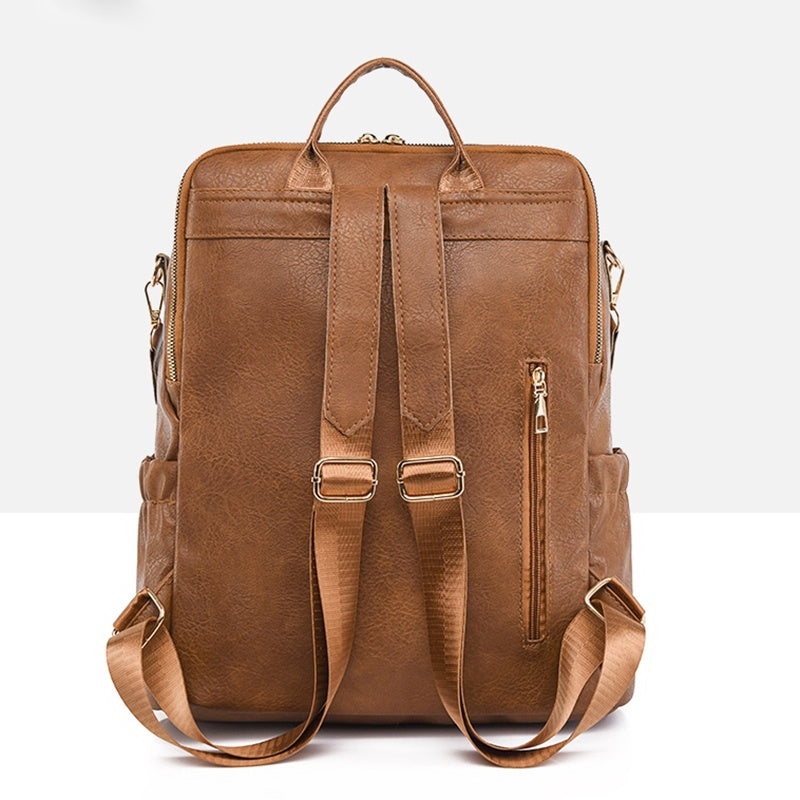 IELGY Pu Fashion Women's Backpack Korean Style Fashion Leather Ladies Backpack Large Capacity And Durable Backpack