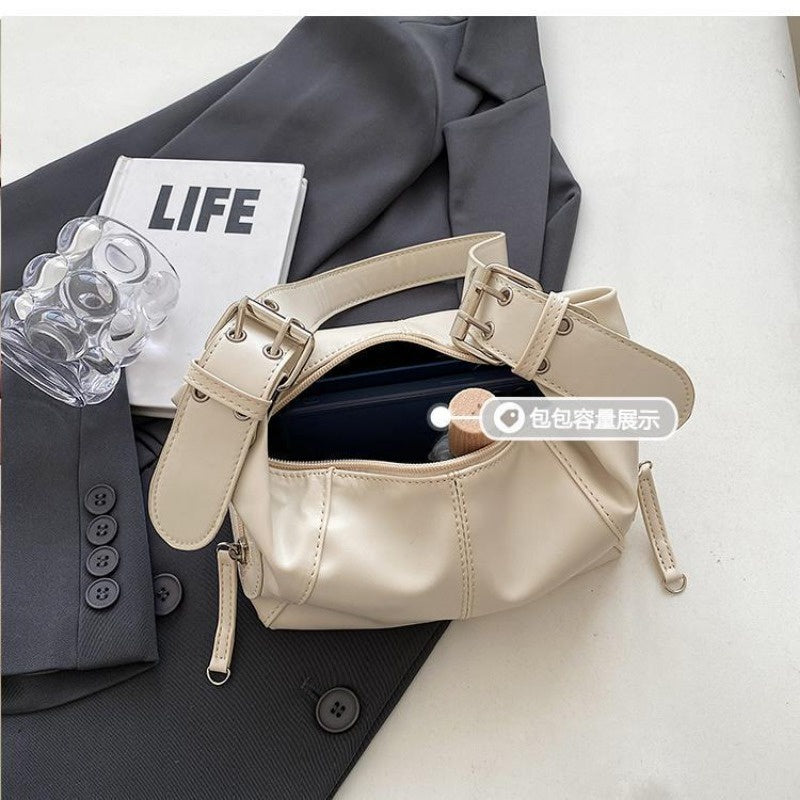 Ielgy Ladies Retro European American Sweet Cool Style One-Shoulder Underarm Bag