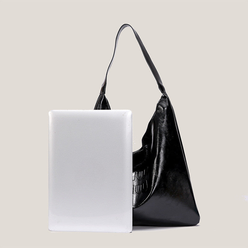 Ielgy Casual Large-Capacity Tote Bag High-End Trendy One-Shoulder Portable Underarm Commuter