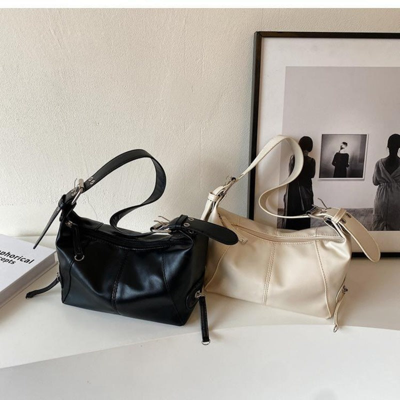 Ielgy Ladies Retro European American Sweet Cool Style One-Shoulder Underarm Bag