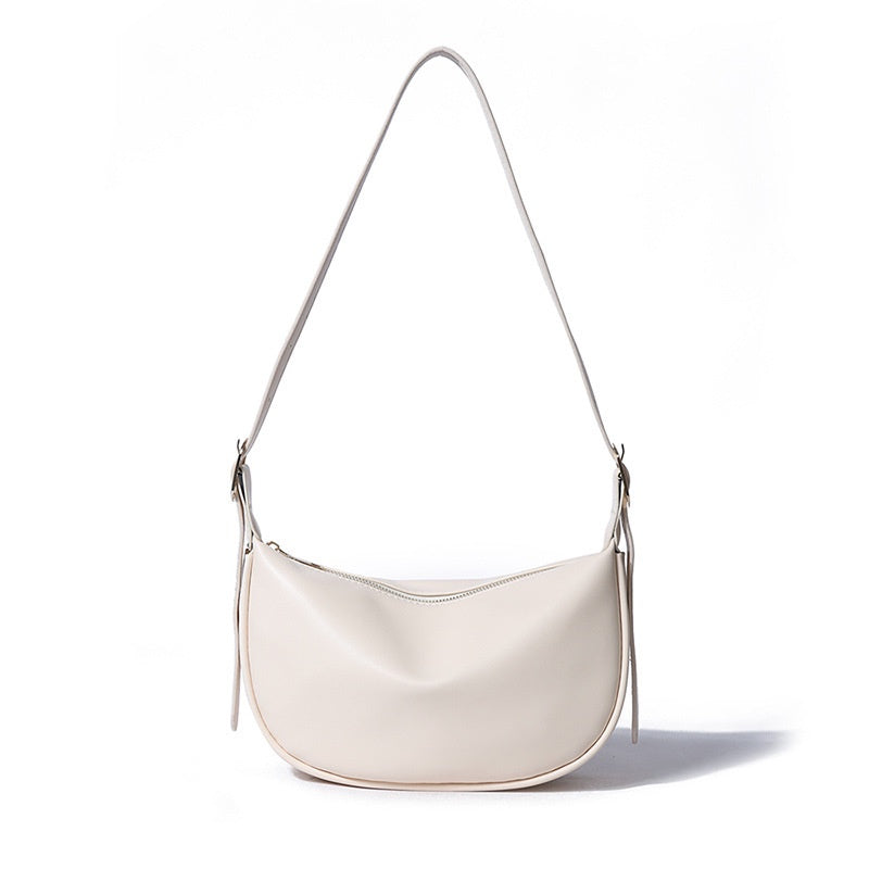 Ielgy Ladies Large-Capacity Black Dumpling Bag Fashion Large-Capacity One-Shoul