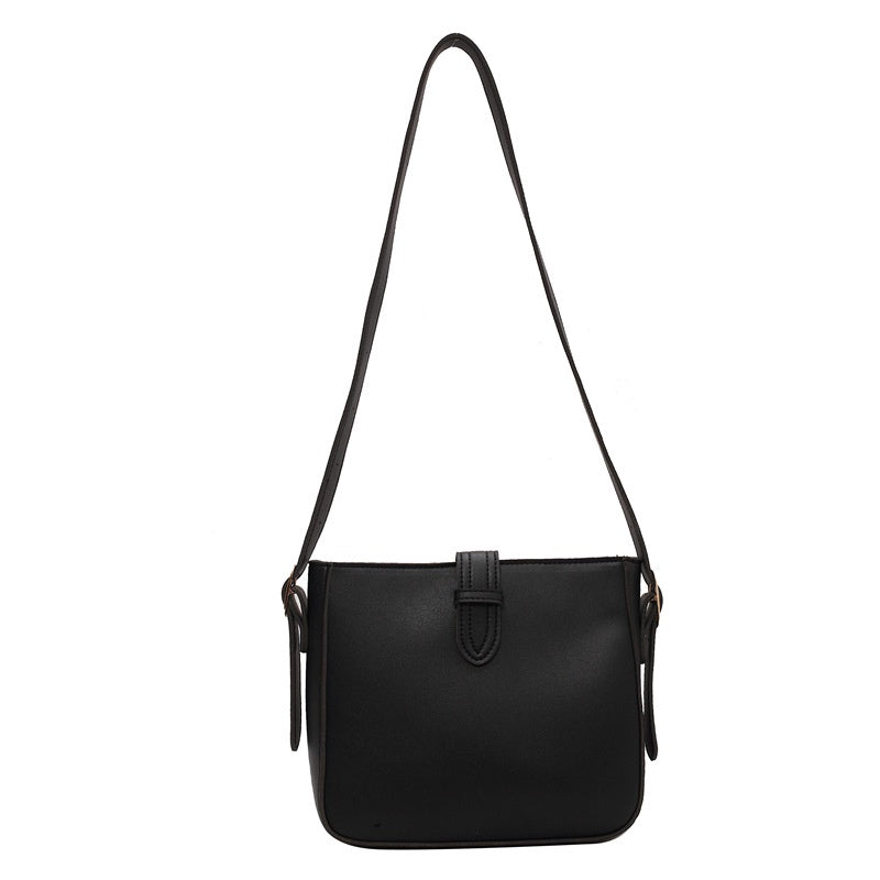 Ielgy All-Match Messenger Bag Fashion One-Shoulder Underarm Bag Retro Fashionable Niche Bucket Bag