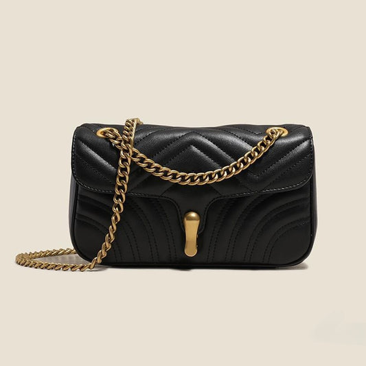 IELGY Chain bag women's ins style rhombus design single shoulder crossbody bag