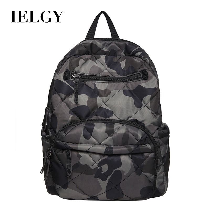 Ielgy Casual Commuter Backpack Nylon Unisex Backpack College Student School Bag