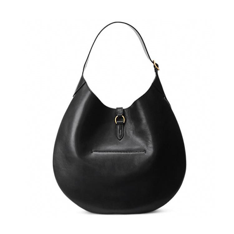 IELGY Women's Korean style shoulder bag large capacity soft semicircular crossbody bag