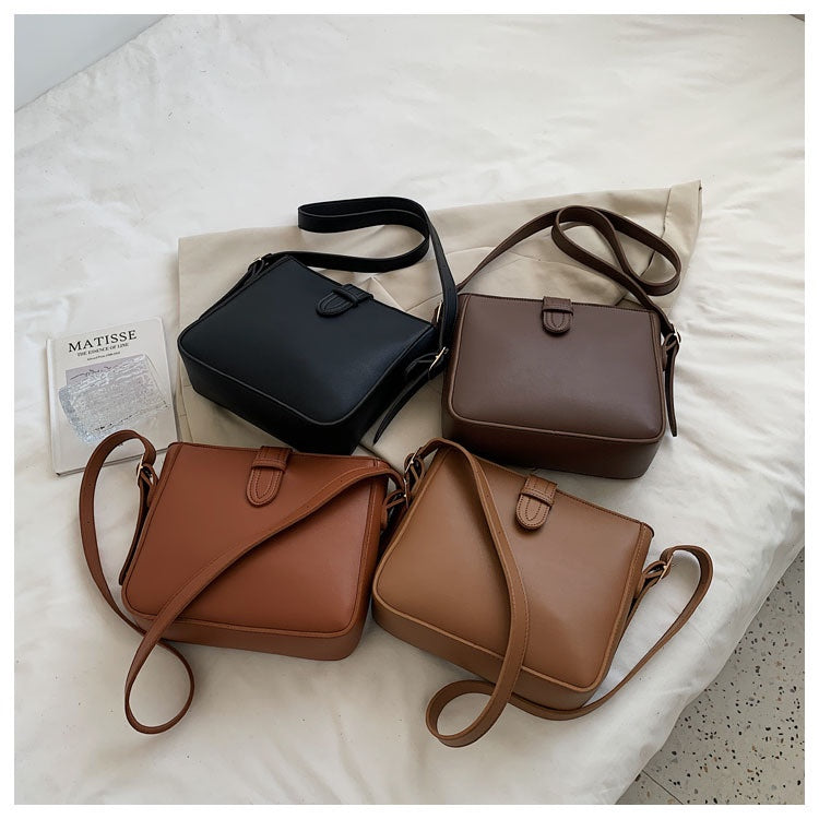 Ielgy All-Match Messenger Bag Fashion One-Shoulder Underarm Bag Retro Fashionable Niche Bucket Bag