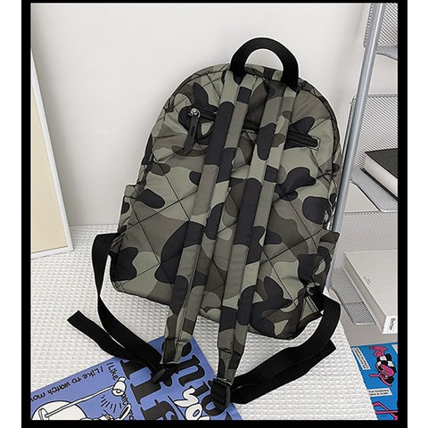 Ielgy Casual Commuter Backpack Nylon Unisex Backpack College Student School Bag
