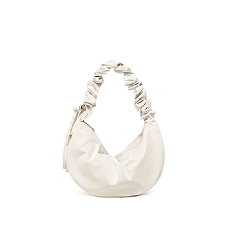 Ielgy Ladies Folded Large Capacity Commuter Shoulder Crossbody Dumpling Bag