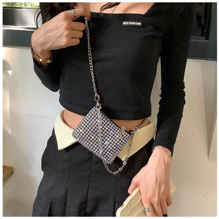 Ielgy Women's Mini Hand-Carrying Diagonal Accessories Coin Purse