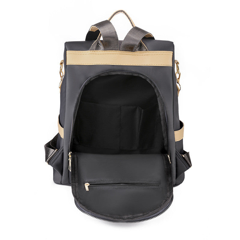 Ielgy Ladies Casual Backpack Fashion Oxford Anti-theft Travel Backpack