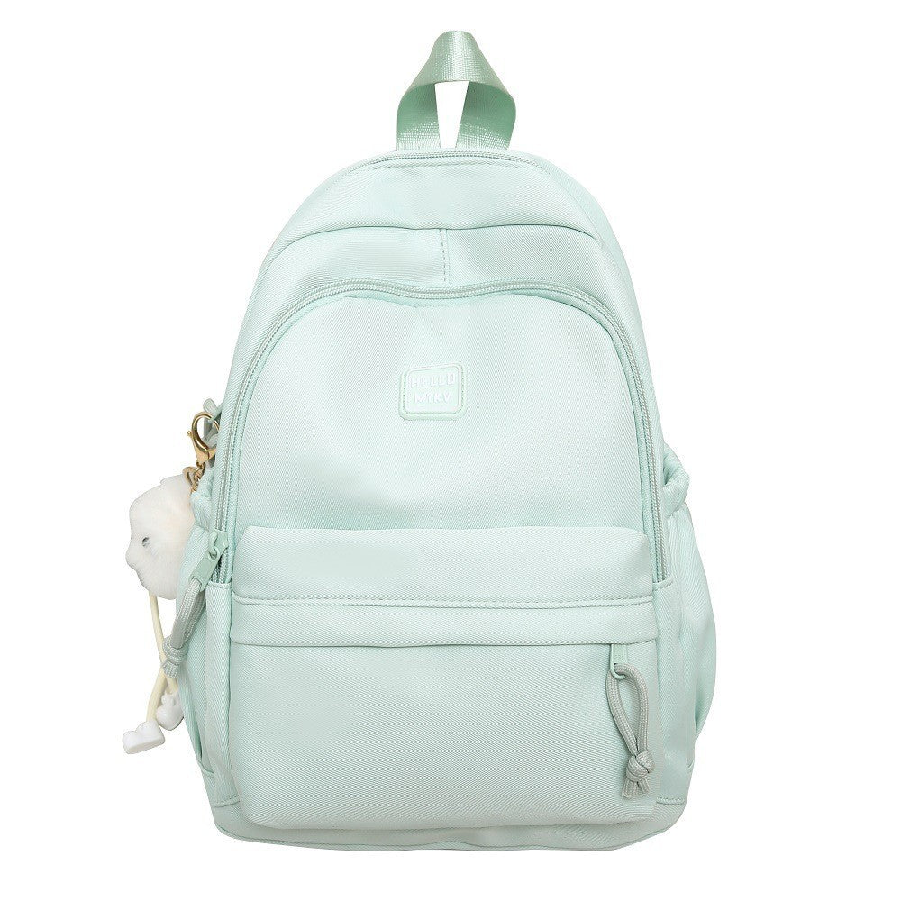 Ielgy Japanese Korean Version Cream Series Schoolbag All-Match Appearance Girl Backpack Large Capacity