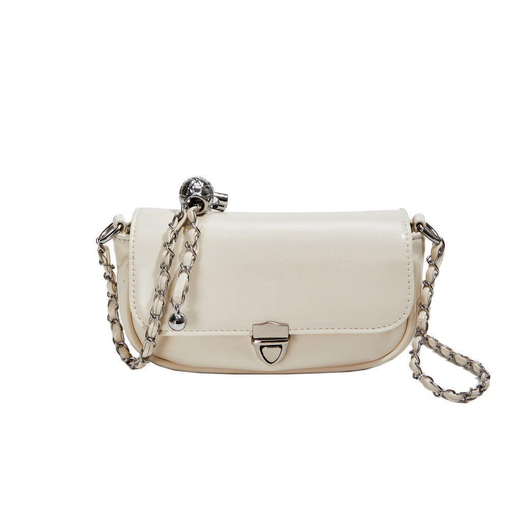 Ielgy Texture Mini Small Bag Fashion High-End Chain Shoulder Messenger Bag Small Square Bag