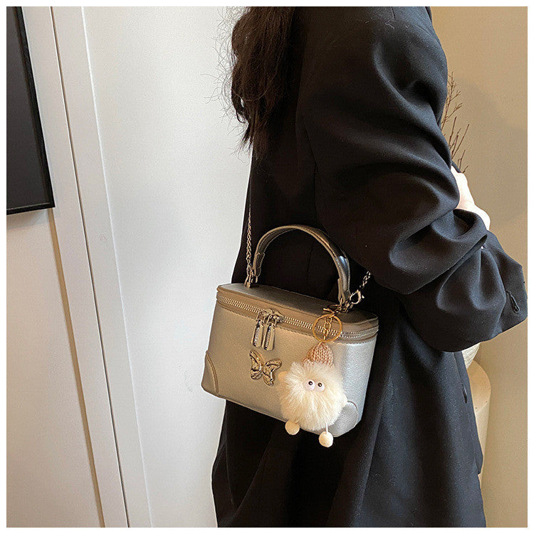 Ielgy Ladies Messenger Bag All-Match Design Niche Chain Shoulder Small Bag