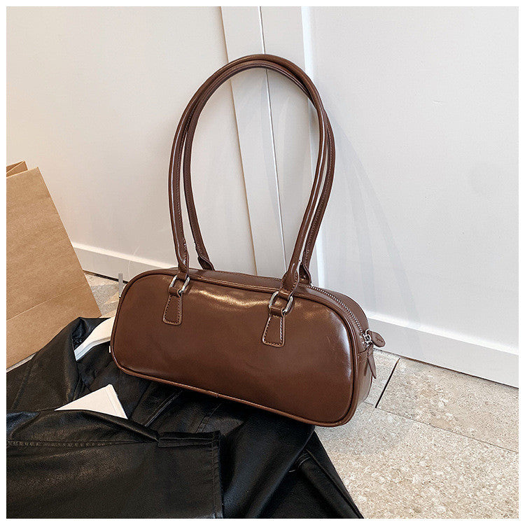 Ielgy Boston Pillow Bag Large Capacity All-Match Portable One-Shoulder French Niche Underarm Bag