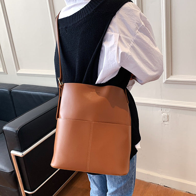 Ielgy Fashion Trend All-Match High-Quality Large-Capacity Design Sense One-S
