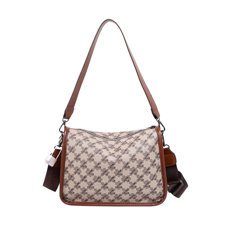 Ielgy All-Match Casual Large-Capacity Fashionable Shoulder Bag