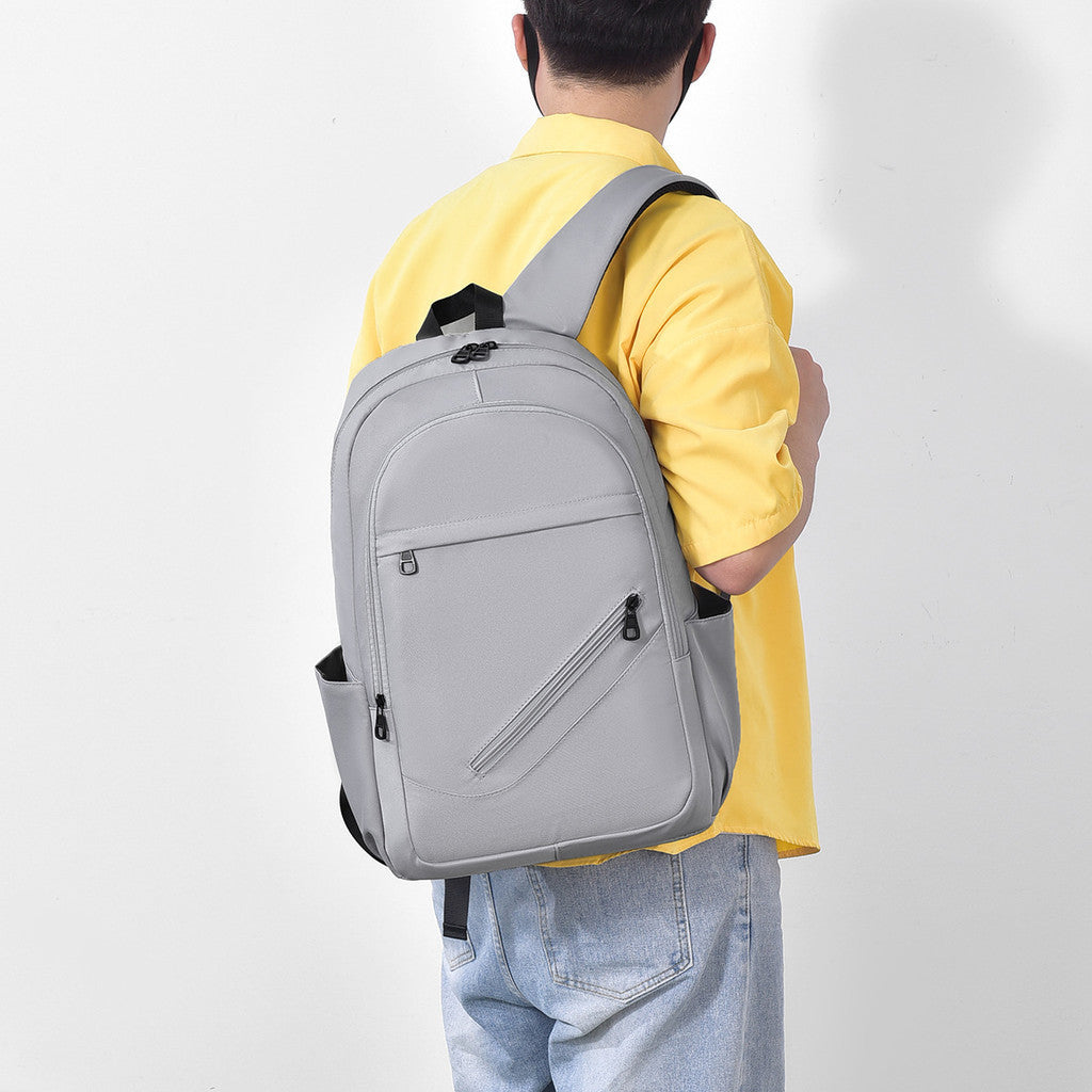 Ielgy Cross-Border Casual Backpack College Student Fashion Backpack Trendy Outdoor Large-Capacity Travel Computer Bag