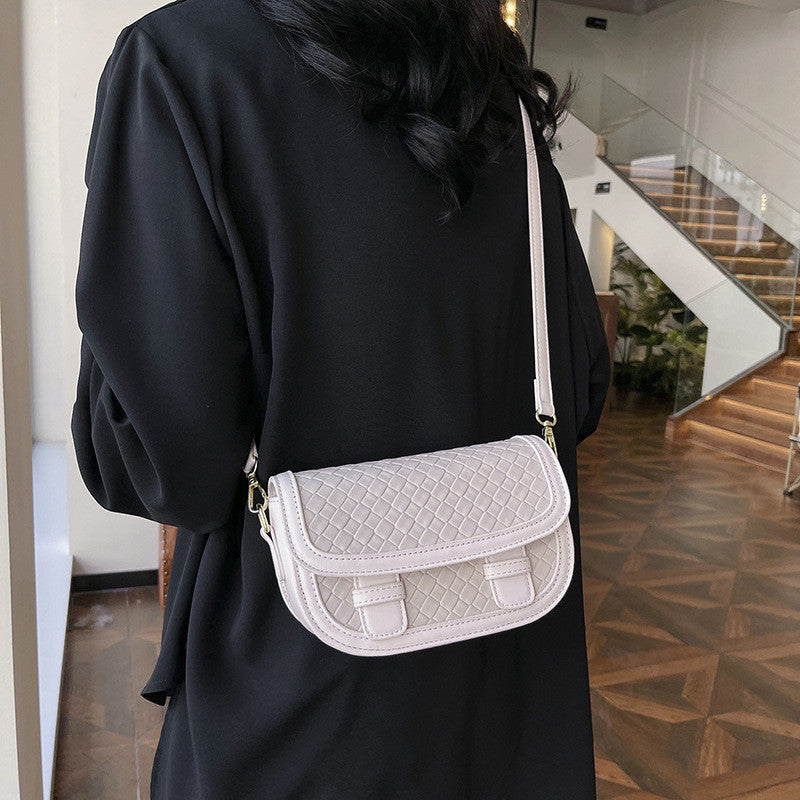 Ielgy High-End Texture Female Bag All-Match Cross-Body Western Style Super Hot Sadd