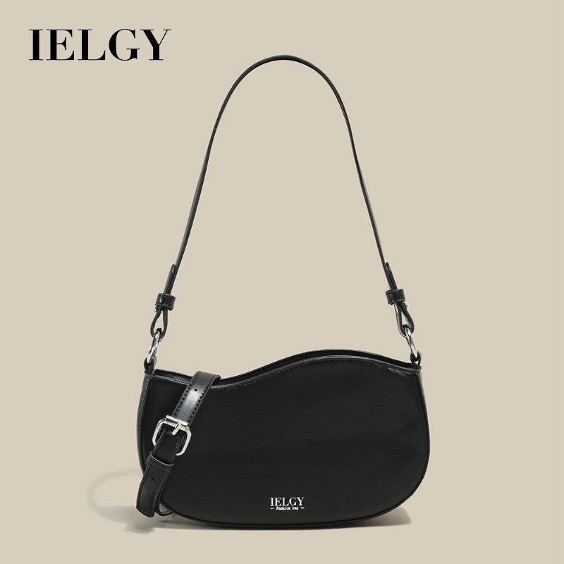 Ielgy Fashion Ladies Portable One-Shoulder Underarm Bag All-Match Cross-Body Bag Dumpling Bag