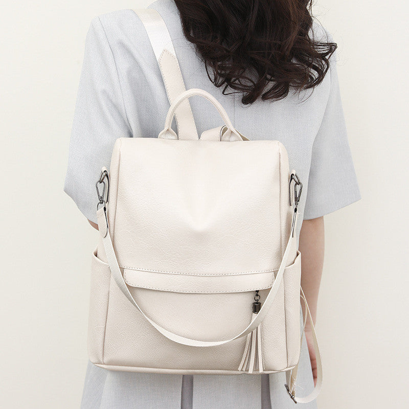 Ielgy Retro Backpack Anti-theft Backpack Large Capacity Casual Men Women Suitable Bag