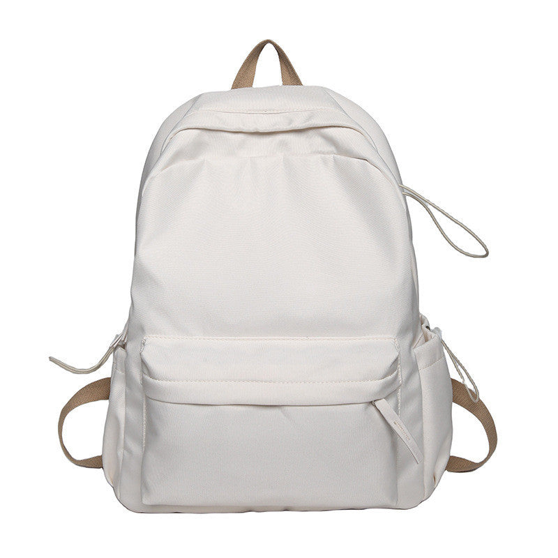 Ielgy Large-Capacity Backpack Student All-Match Schoolbag Commuter Outing Travel Commuter Backpack