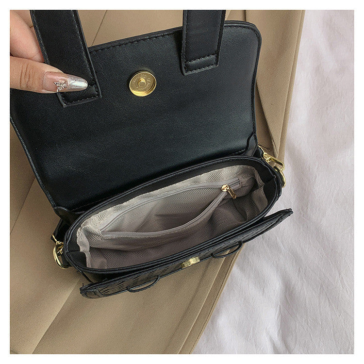 Ielgy High-End Texture Female Bag All-Match Cross-Body Western Style Super Hot Sadd