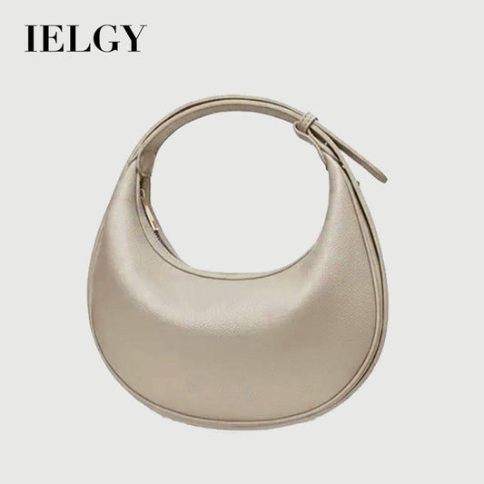 Ielgy Half Moon Bag Adjustable Portable Cross-body One-shoulder Crescent Bag