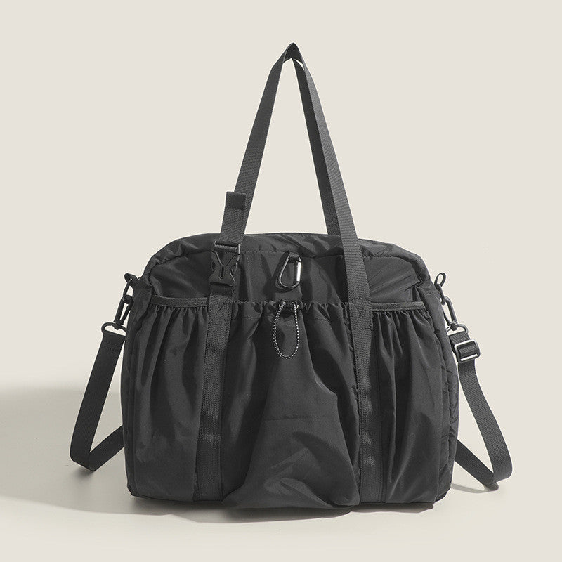 Ielgy Korean Version Lazy Style Large-Capacity Handbag Lightweight All-Match One-Shoulder Portable Travel Tote Large Bag