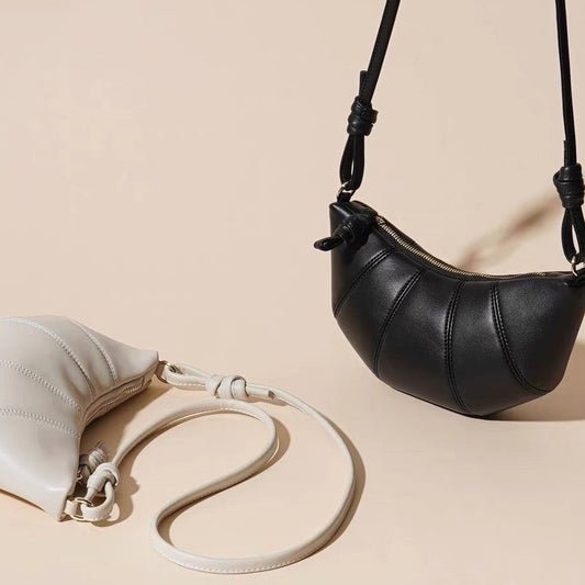 Ielgy Retro Niche Croissant All-Match Dumpling Bag Fashion One-Shoulder Messenger Baguette Female Bag
