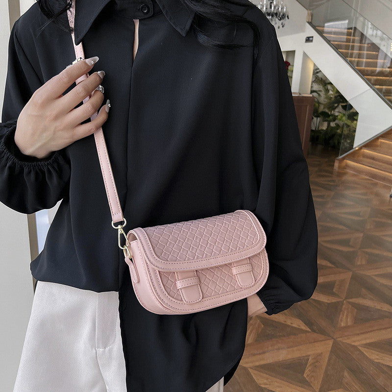 Ielgy High-End Texture Female Bag All-Match Cross-Body Western Style Super Hot Sadd