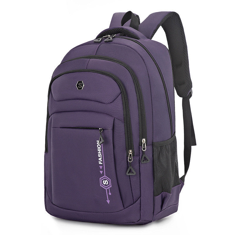 Ielgy Business Backpack Large Capacity School Bag Casual Oxford Cloth Travel Computer Backpack