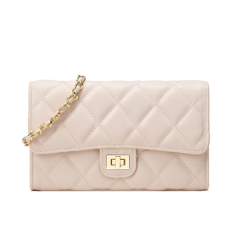 Ielgy Fashion Diamond Chain Bag Ladies Crossbody Bag