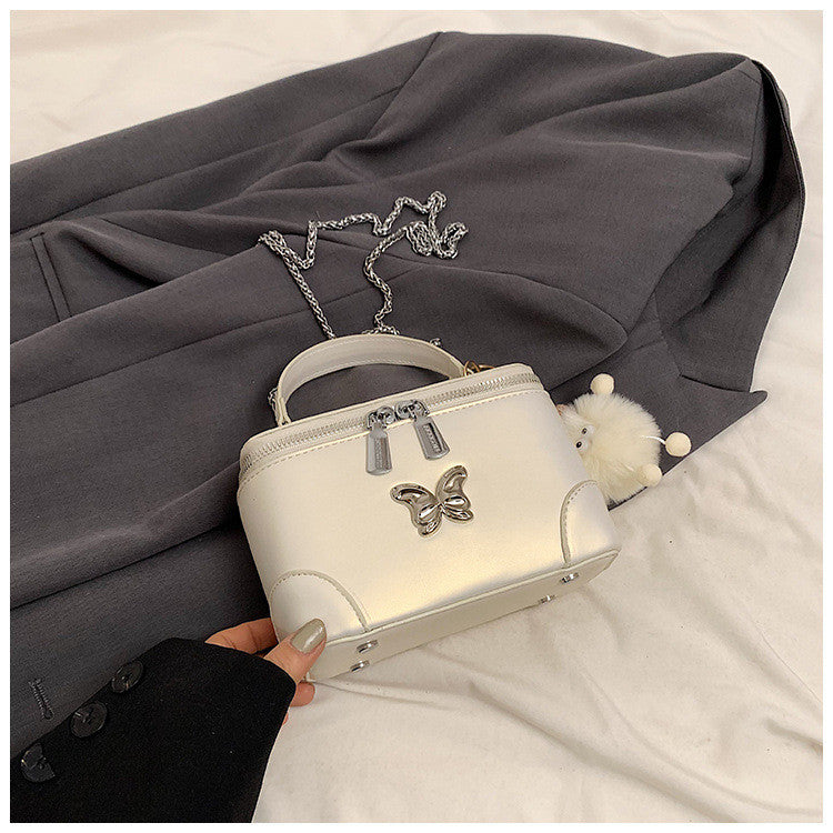 Ielgy Ladies Messenger Bag All-Match Design Niche Chain Shoulder Small Bag