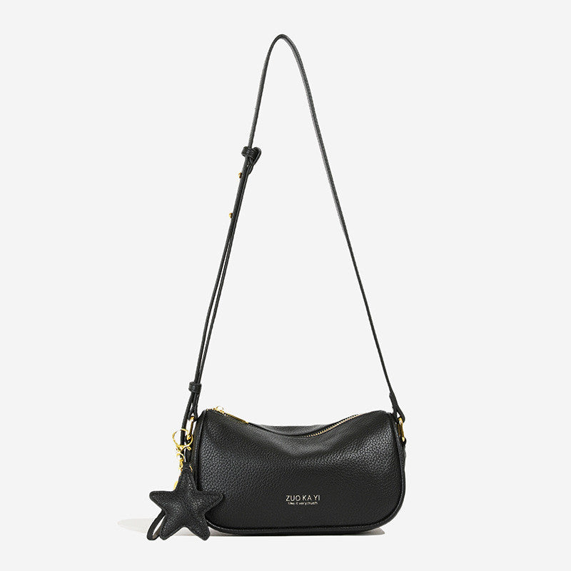 Ielgy Korean Version Casual All-Match Shoulder Female Bag Solid Color Pillow Bag Fashion Crossbody