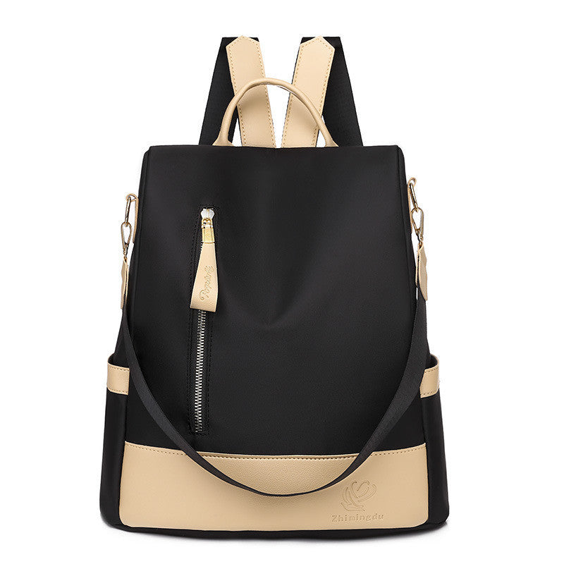 Ielgy Ladies Casual Backpack Fashion Oxford Anti-theft Travel Backpack